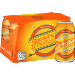Photo of Schweppes Sparkling Duet Orange and Lemon Cans 6 Pack