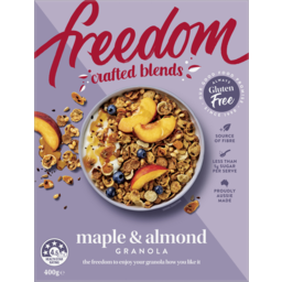 Photo of Freedom Crafted Blends Maple & Almond Granola 400g