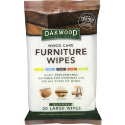 Photo of Oakwood Wipes - Furniture Wipes (Wood Care) 20 pack