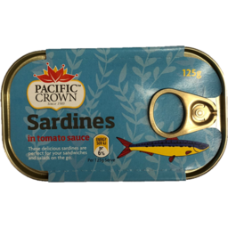 Photo of Pacific Crown Sardine In Tomato Sauce 125g