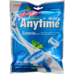 Photo of Lotte Anytime Candy Blue Marine 74g