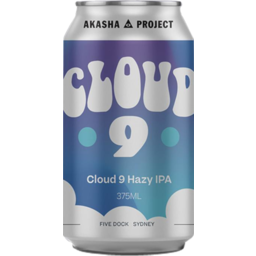 Photo of Akasha Cloud 9 Hazy IPA Can 375ml 4pk