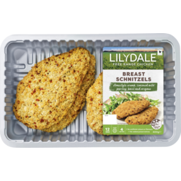 Photo of Lilydale Free Range Chicken Breast Schnitzels Italian Herb