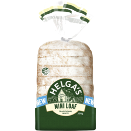 Photo of Helga's Traditional White Sliced Bread Mini Loaf 360g