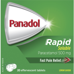 Photo of Panadol Rapid Soluble For Pain Relief, Paracetamol - 500mg 20 Effervescent Tablets 