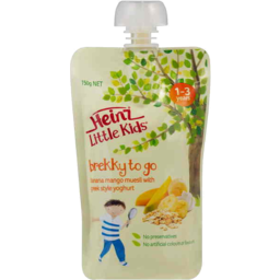 Photo of Heinz® Little Kids® Brekky To Go Banana Mango Muesli With Greek Style Yoghurt 150 G 150g