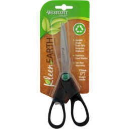 Photo of Westcott Kleen Earth Recycled Straight Handle 7 Inch Scissors Single Pack
