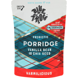 Photo of Blue Frog Probiotic Porridge Vanilla Bean And Chia Seed 360g
