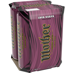 Photo of Mother Energy Drink Lava Guava Flavour 4 Pack 4x500ml