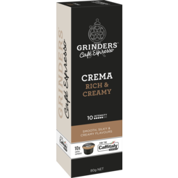 Photo of Grinders Coffee Caffitaly Capsules Crema 10 Pack 80g