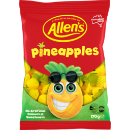 Photo of Allen's Lollies Pineapple (170g)
