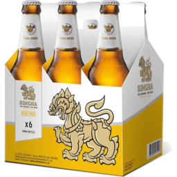 Photo of Singha Lager Beer 6 Pack