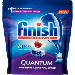 Photo of Finish Powerball Quantum Dishwasher Tablets Original 34 Pack 