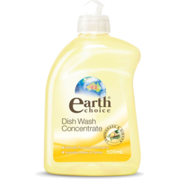Photo of Earth Choice Ultra Concentrate Dishwashing Liquid Lemongrass & Ginger 500ml