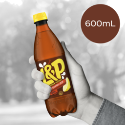 Photo of L&P Soft Drink Bottle 600ml