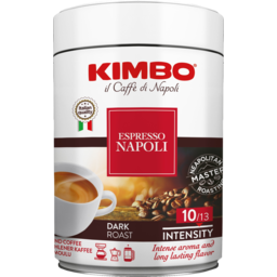 Photo of Kimbo Espresso Napoletano Ground Coffee Tin 250g