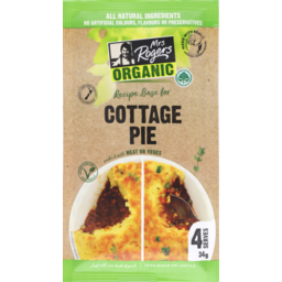 Photo of Mrs Rogers Organic Cottage Pie Recipe Base