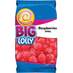 Photo of Big Lolly Raspberries 180g