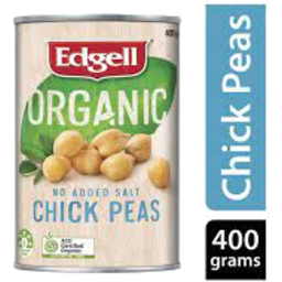 Photo of Edgell Organic Chick Peas Nas 400g 