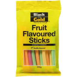 Photo of Black And Gold Fruit Flavoured Sticks