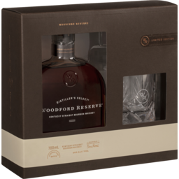 Photo of Woodford Reserve Bourbon with Glass