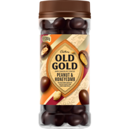 Photo of Cadbury Old Gold Dark Chocolate Coated Peanut & Honeycomb 280g 280g