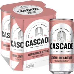 Photo of Cascade Lemon Lime Bit Can 200 4pk
