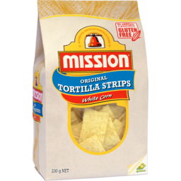 Photo of Mission Tortilla Strips White Corn