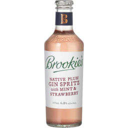 Photo of Brookies Native Plum with Strawberry & Mint 275ml