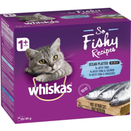 Photo of Whiskas Cat Food Pouches So Fishy Ocean Platter In Jelly 15 Pack