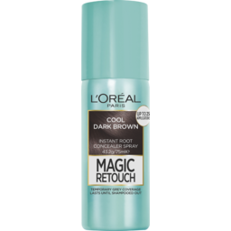 Photo of L'oréal Paris Magic Retouch Temporary Root Concealer Spray - Cool Dark Brown (Instant Grey Hair Coverage) 75ml