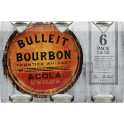 Photo of Bulleit Bourbon & Cola 4.5% Cans