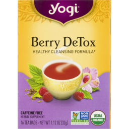 Photo of YOGI TEA Yogi Berry Detox Healthy Antioxidant Blend Tea - 16 Ct