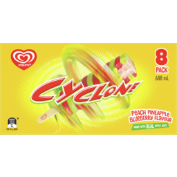Photo of Streets Paddle Pop Cyclone Ice Blocks 8 Pack