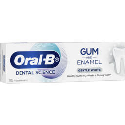 Photo of Oral-B Dental Science Gum & Enamel Gentle White Toothpaste 110g