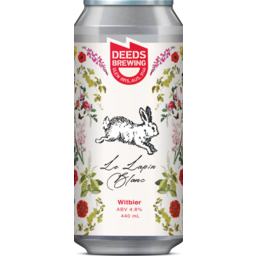 Photo of Deeds Le Lapin Blanc Witbier Can 440ml 