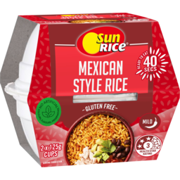 Photo of Sunrice Microwave Mexican Flavoured Rice Cups 2x125g