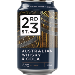 Photo of 23rd Street Australian Whisky & Cola 8% Can