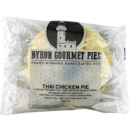 Photo of BYRON GOURMET PIES Thai Chicken Pie Frozen 220g