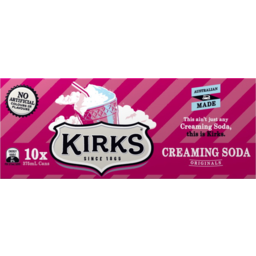 Photo of Kirks Creaming Soda Cans 10x375ml