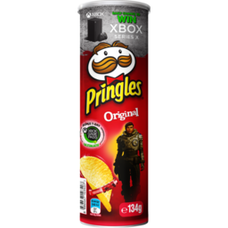 Photo of Pringles Original Ready Salted Stacked Potato Chips 134g 134g