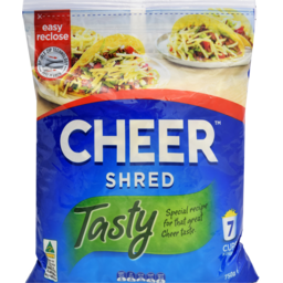 Photo of Cheer Shredded Tasty Cheese 750g