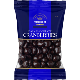 Photo of Frederick St Finest Dark Chocolate Cranberries