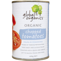 Photo of Global Organics Chopped Tomato 400g