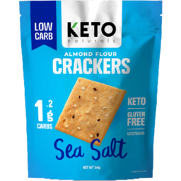 Photo of Keto Naturals Almond Flour Crackers Sea Salt