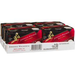 Photo of Johnnie Walker Red Label & Classic Cola 4.6% 24 Can