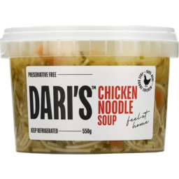Photo of Dari's Chicken Noodle Soup 550g