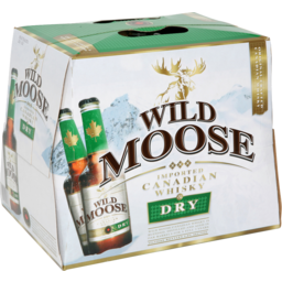 Photo of Wild Moose 5% Whisky & Dry Bottles
