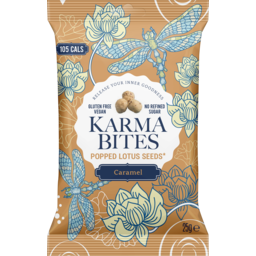 Photo of Karma Bites Popped Lotus Seeds Caramel 25g
