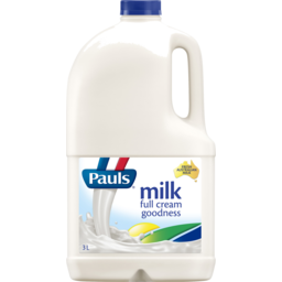 Photo of Pauls Full Cream Fresh Milk 3l